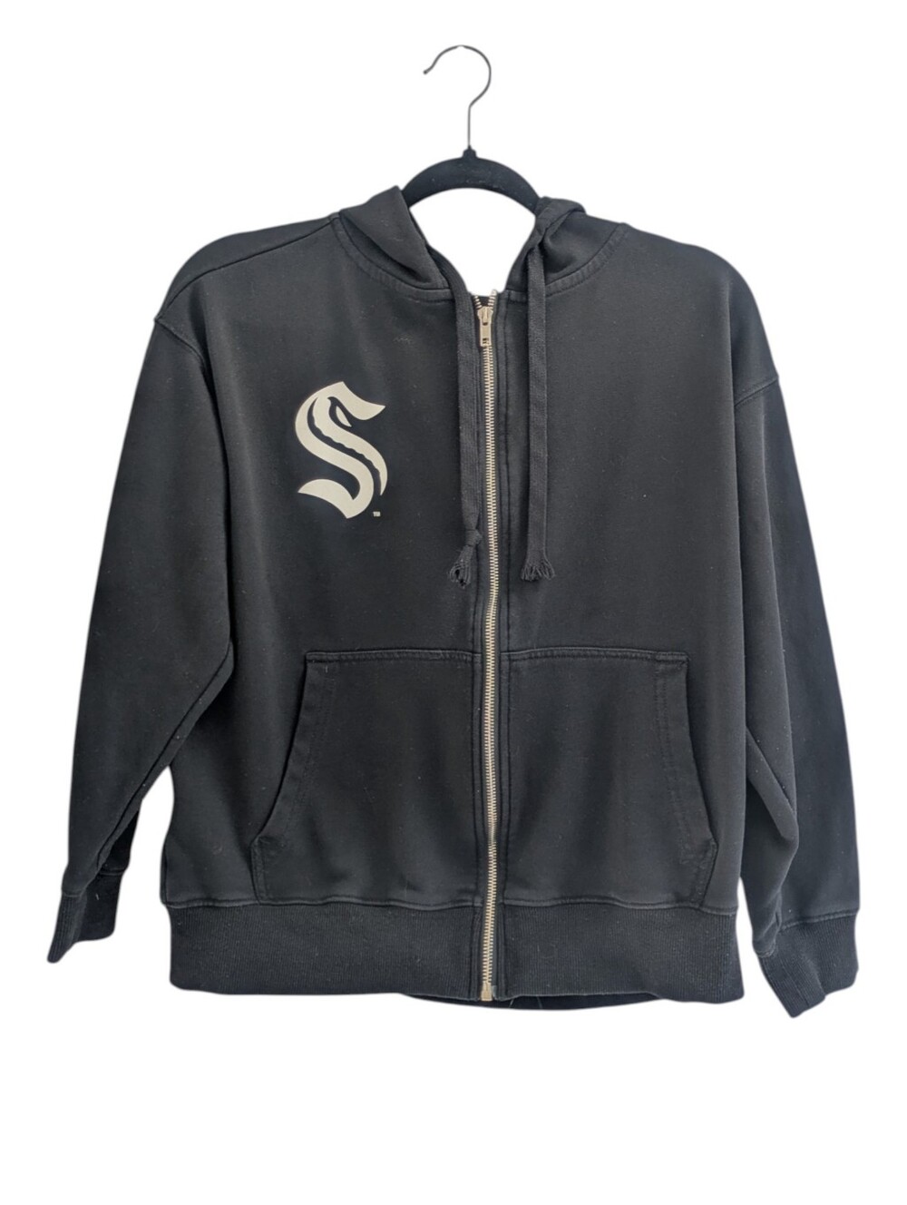 Line Change Black Seattle Kraken Zip Hoodie